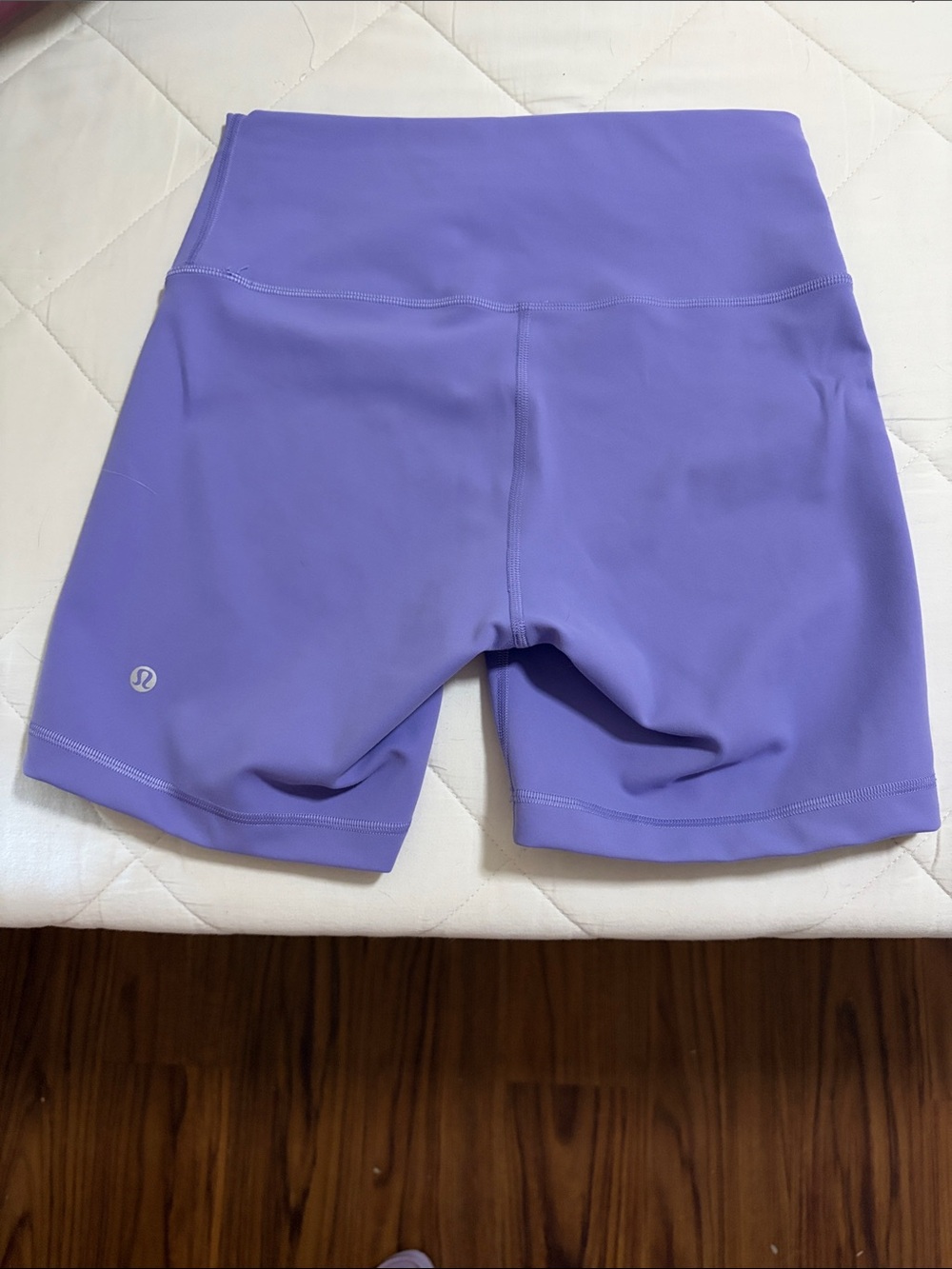lululemon athletica Wunder Train Lavender High-Rise Bike Shorts